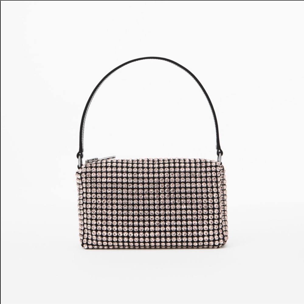 ALEXANDER WANG Heiress Rhinestone Pouch Medium